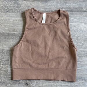 Babaton Ribbed Tank Top - Tan
